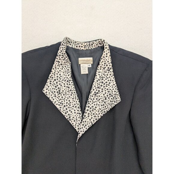 Coldwater Creek Women's Blazer Suit Jacket SIze 18 Black Business Career - Picture 3 of 12